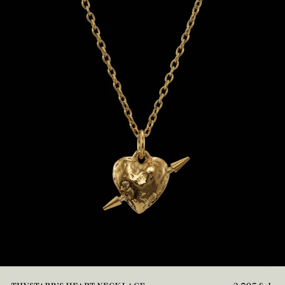 Tuvstarr’s heart necklace❤️ - 90