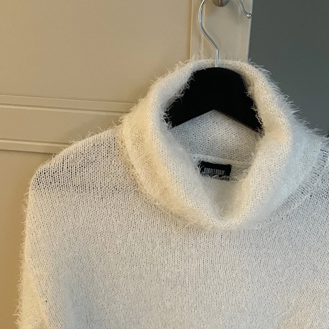 Flufftröja med polo - 91