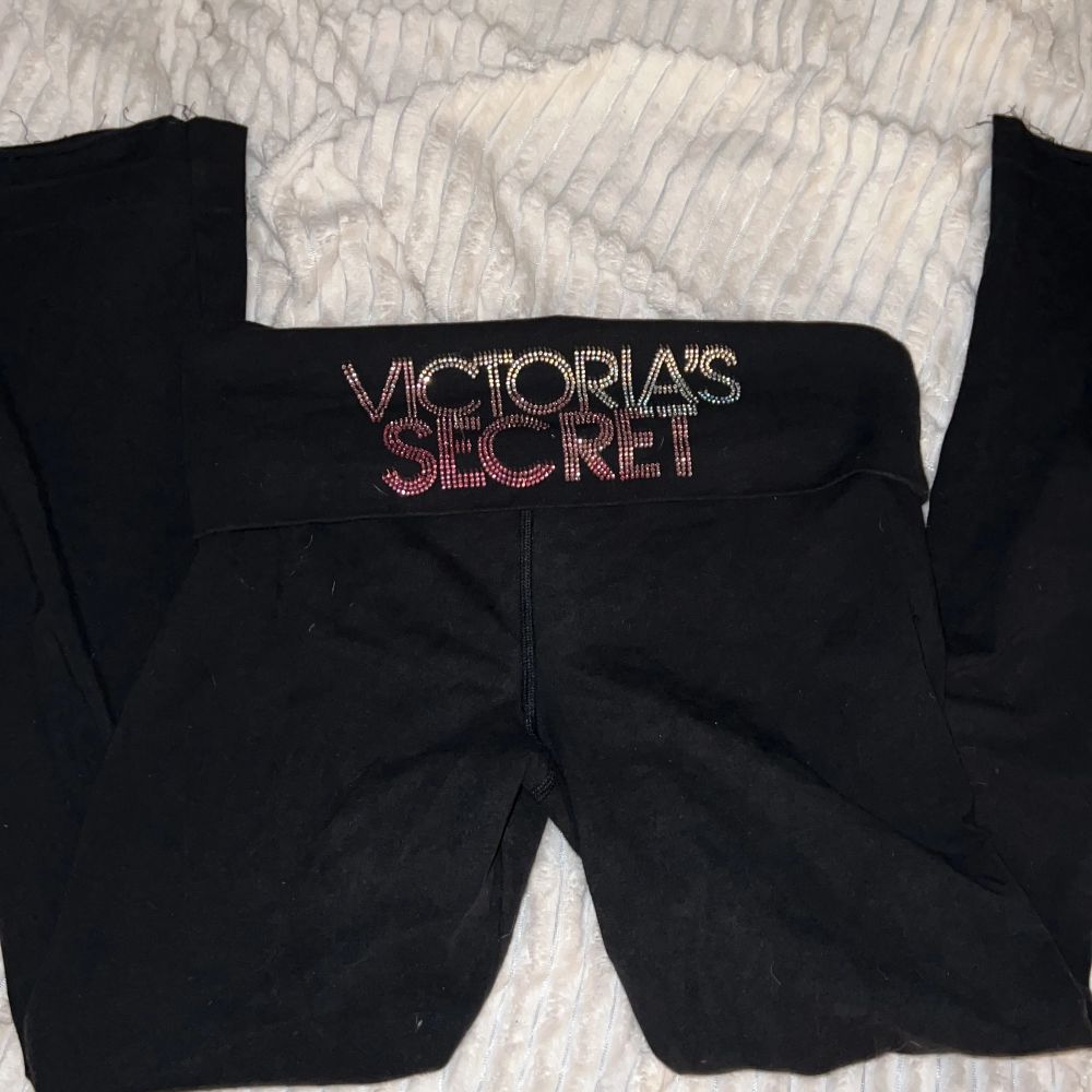 Svart Victoria Secret yoga pants