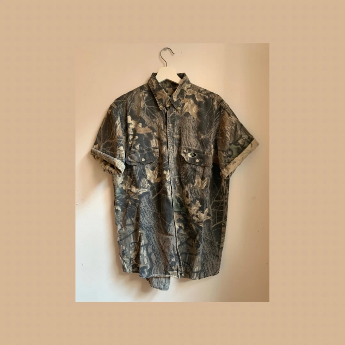 Real Tree Camouflage Short Sleeve Button Down