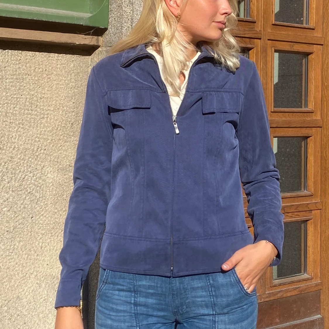 Blue vintage jacket