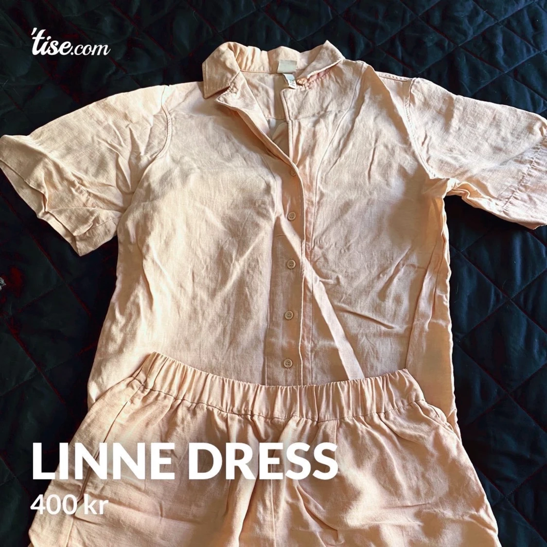 Linne tvådelad dress