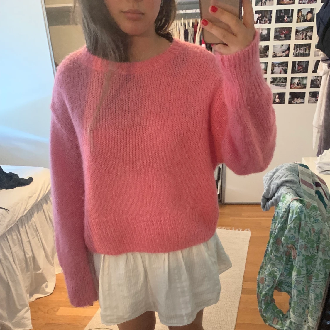 Stickad Rosa Tröja - 91