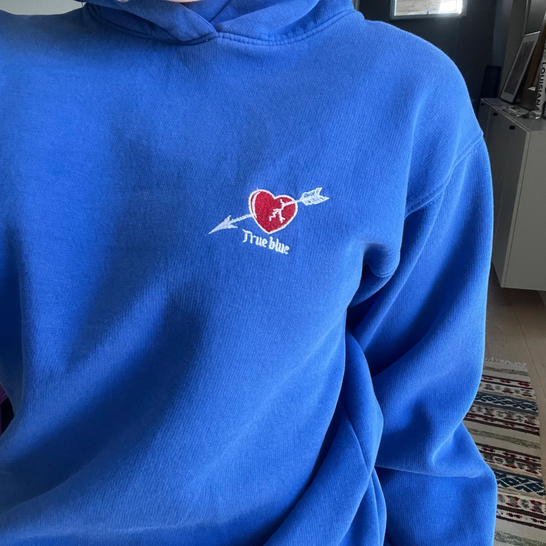 Blå hoodie Junkyard