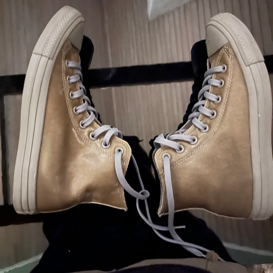 Converse från 2006, grå och militär grön