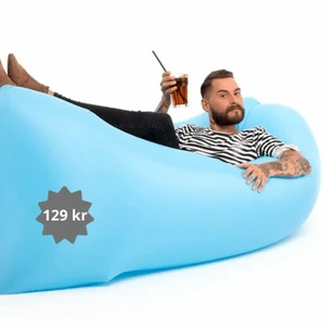 självuppblåsbar soffa - Hej säljer min självuppblåsbar loungemöbel  som är helt ny i förpackning (Påse)! nedan hittar ni fler info om produkten.  Smart självuppblåsbar solstol för strand, Camping, trädgård, picknick eller festival Air-sofa är verkligen bra att ha. Du kan ta med dig denna luftfyllda säck vart du än ska i dess praktiska bärpåse. Denna loungemöbel kan fyllas med luft på bara några sekunder. Blås upp den i parken, på stranden, på flygplatsen eller hemma hos din kompis, superbekväm solstol.