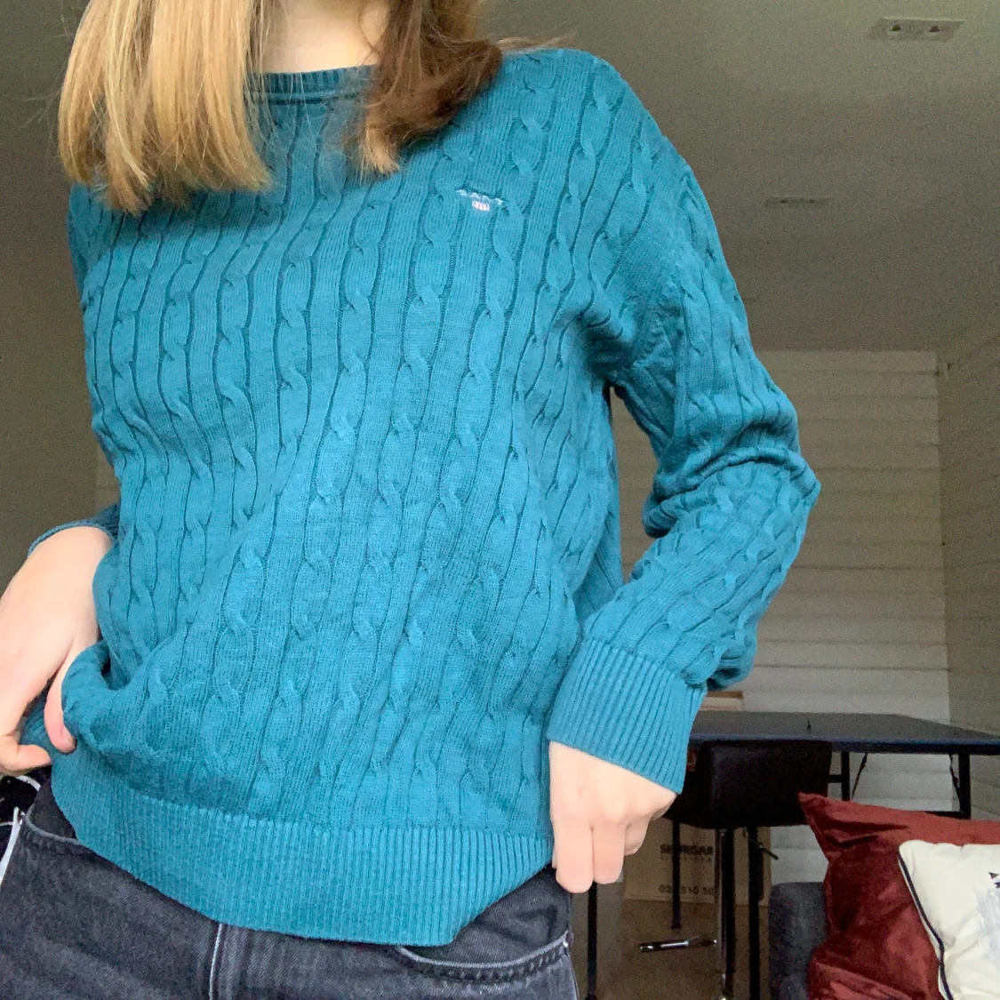 Kanppt använd tröja från Gant