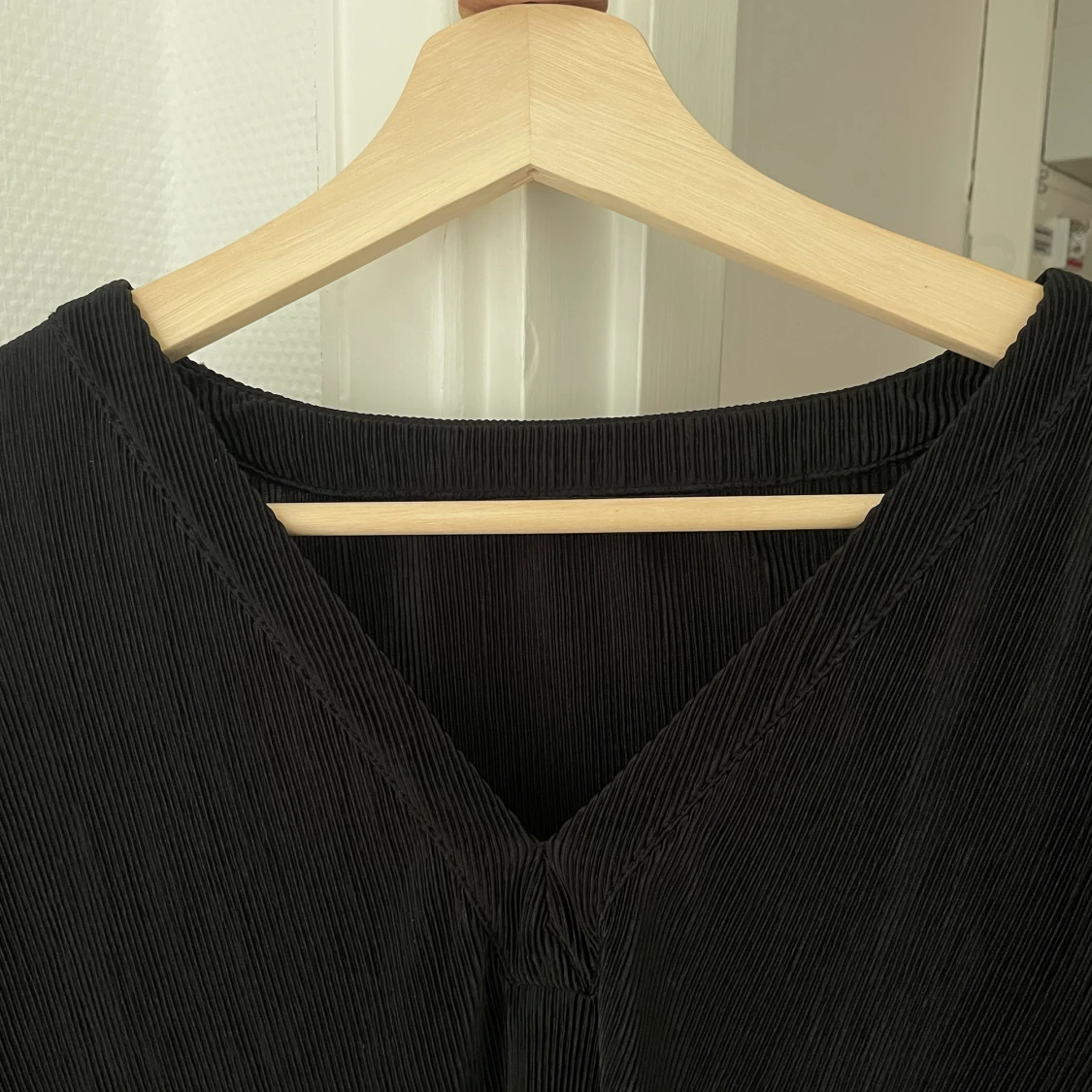 Plisserad vringad top - 90