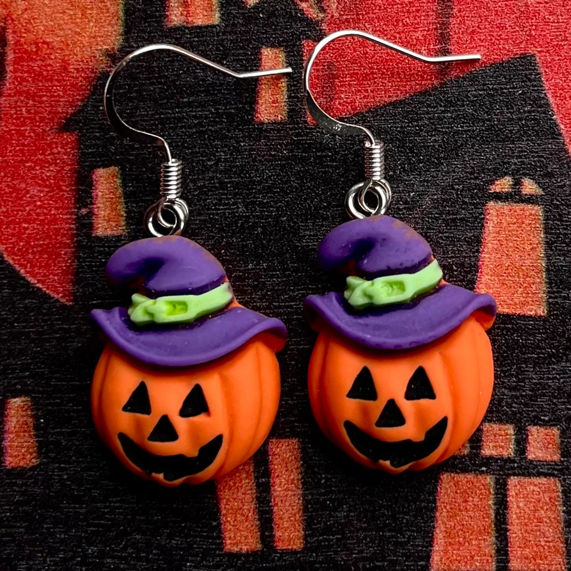 Halloween örhängen 🧡