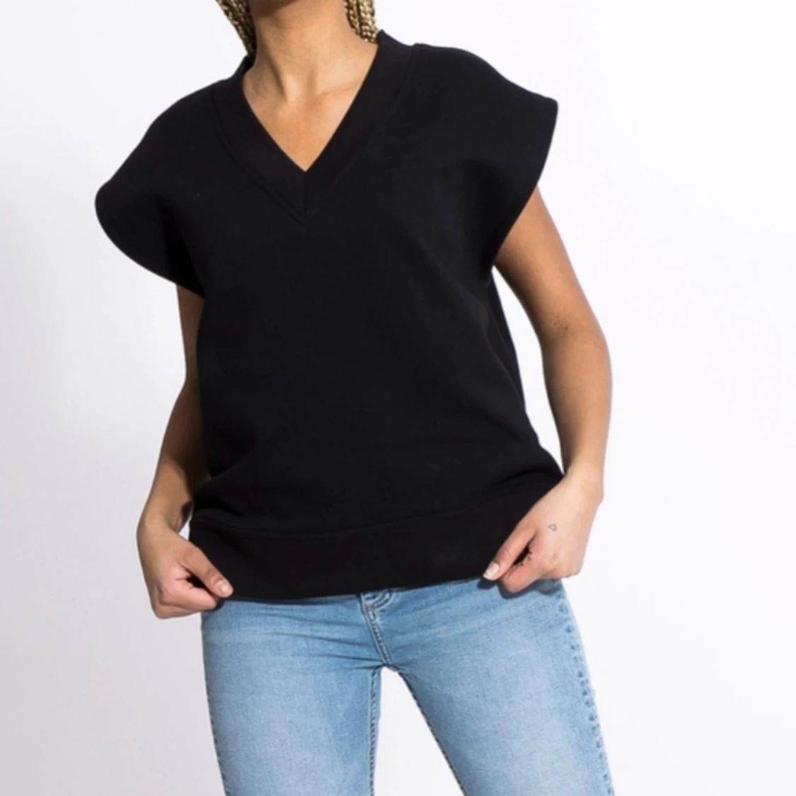 Sweatshirt väst i storlek L/XL