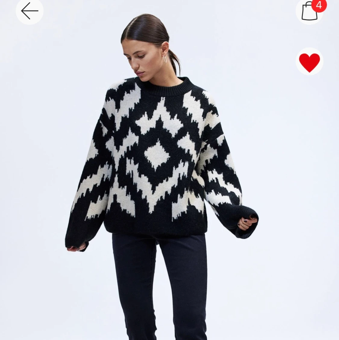 Stickad tröja  - 90