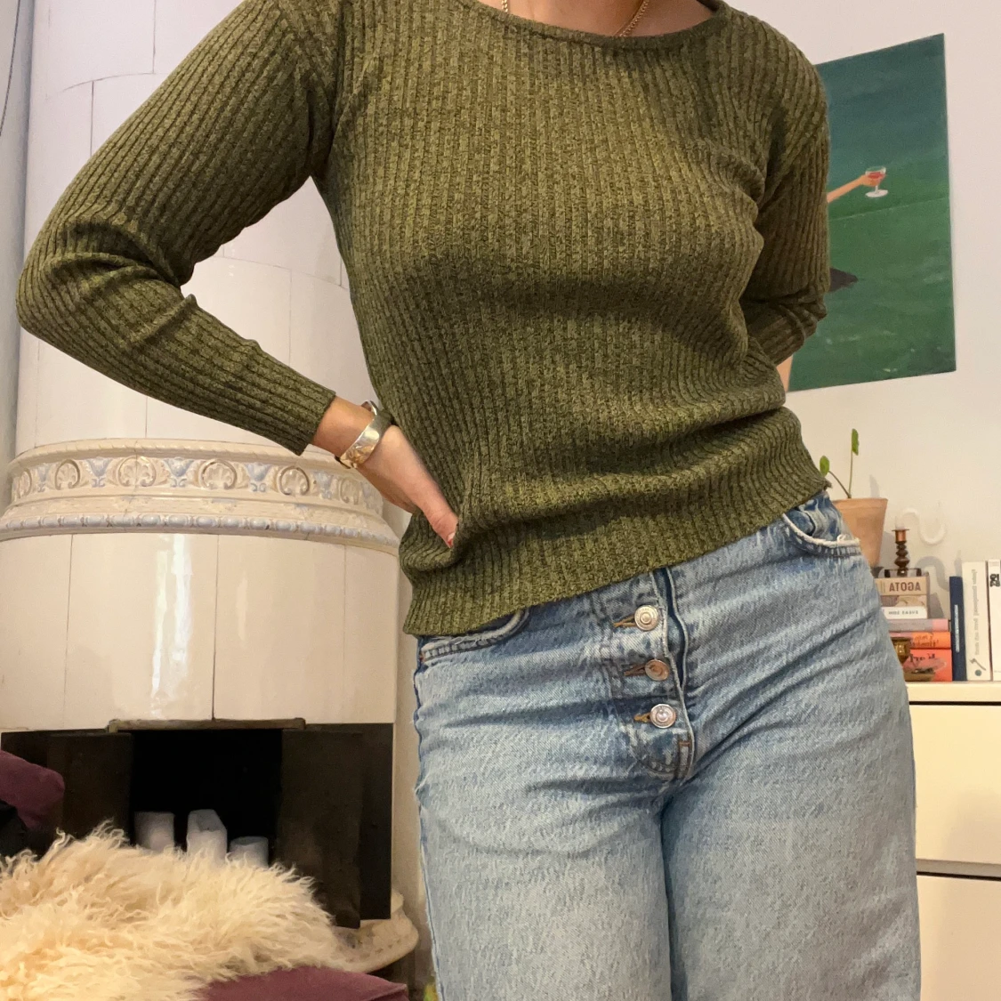 Clothes tröja grön