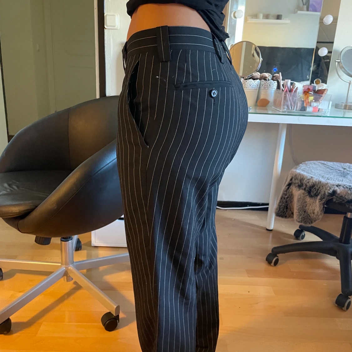 Lågmidjade kostymbyxor  - 90