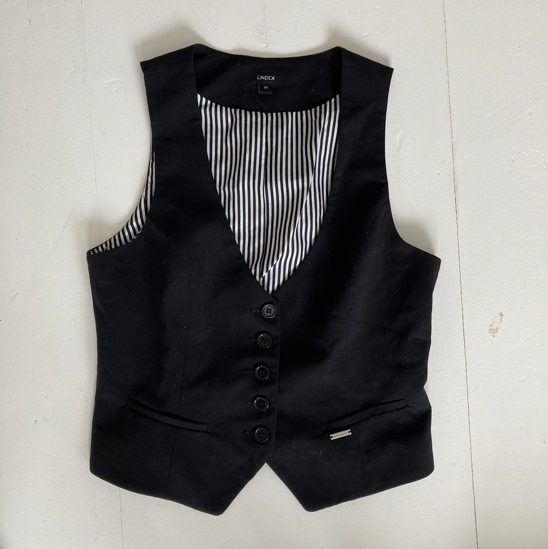 Svart kostym väst  - 91