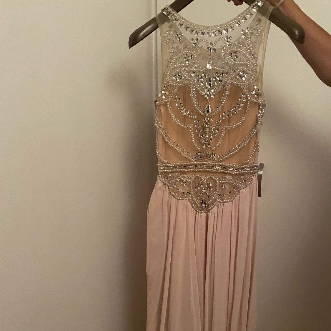 Ljusrosa klänning - 90