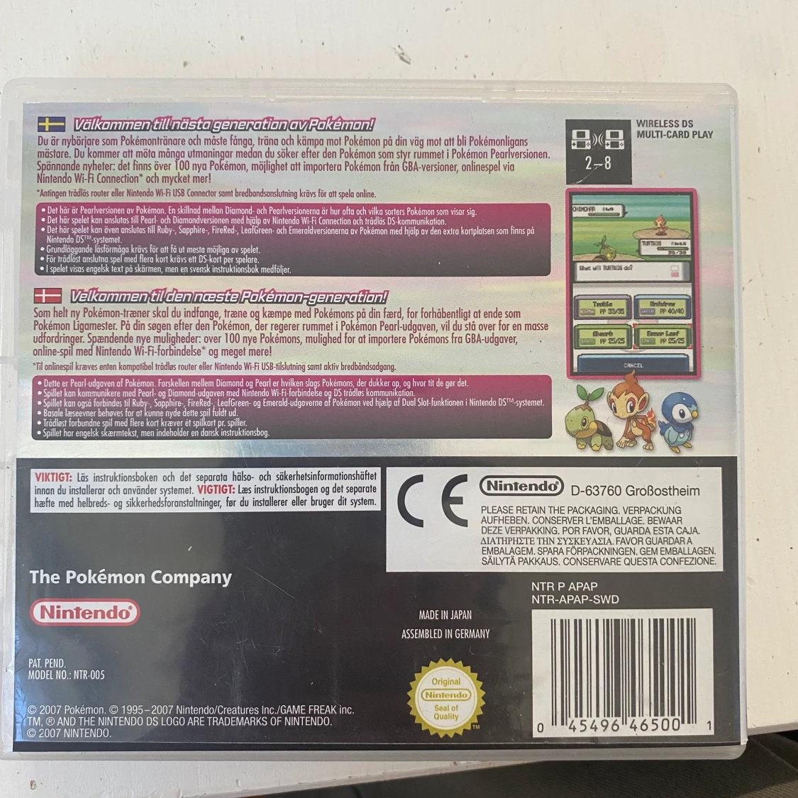 Pokémon Pearl version Nintendo ds  - 90