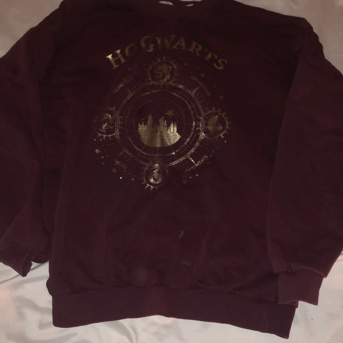 Vin röd Hogwarts tröga 