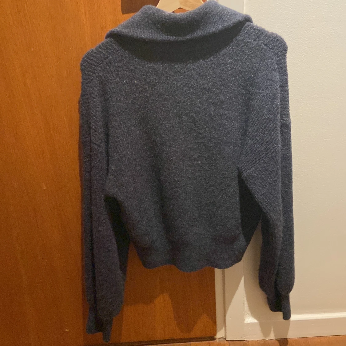 Stickad zip tröja  - 91