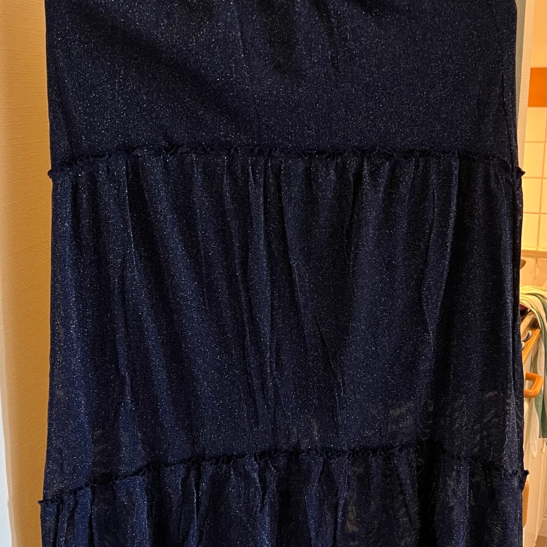 Navy midi skirt 2 layers - 91