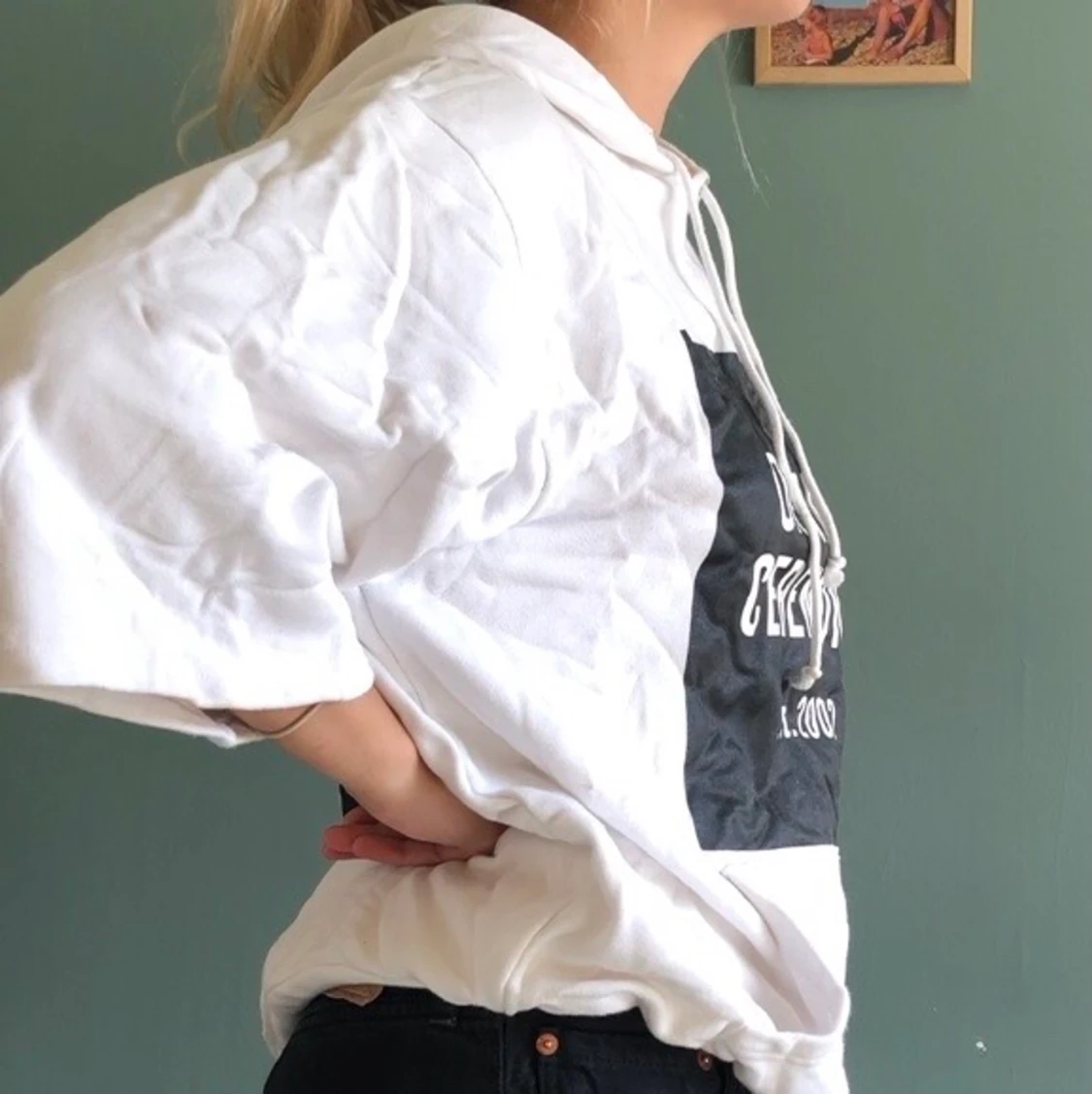 Hoodie vit från Opening Ceremony strlk s - 90