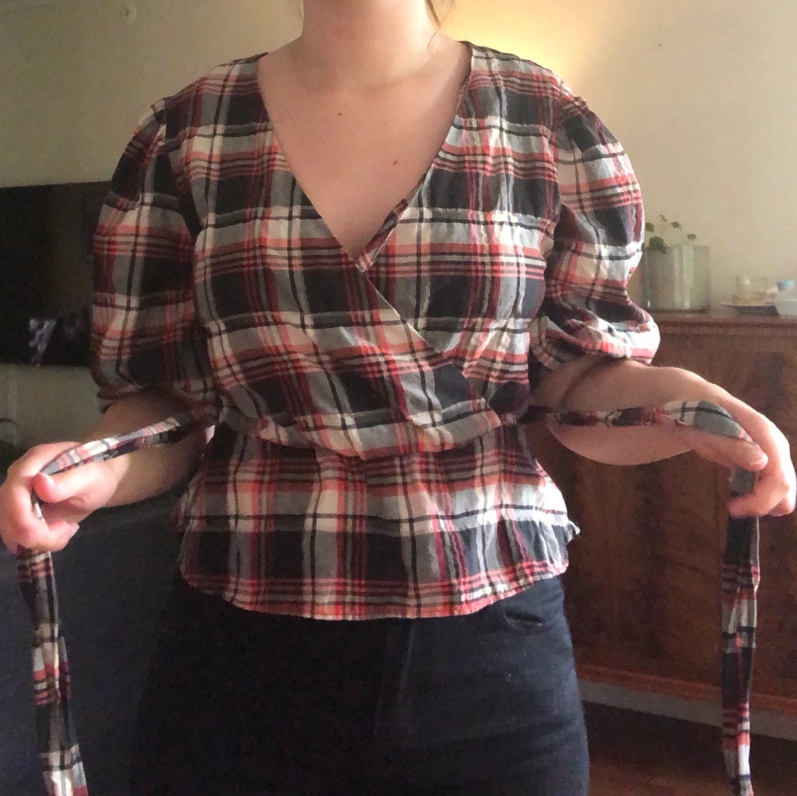 Mönstrad blus!  - 91