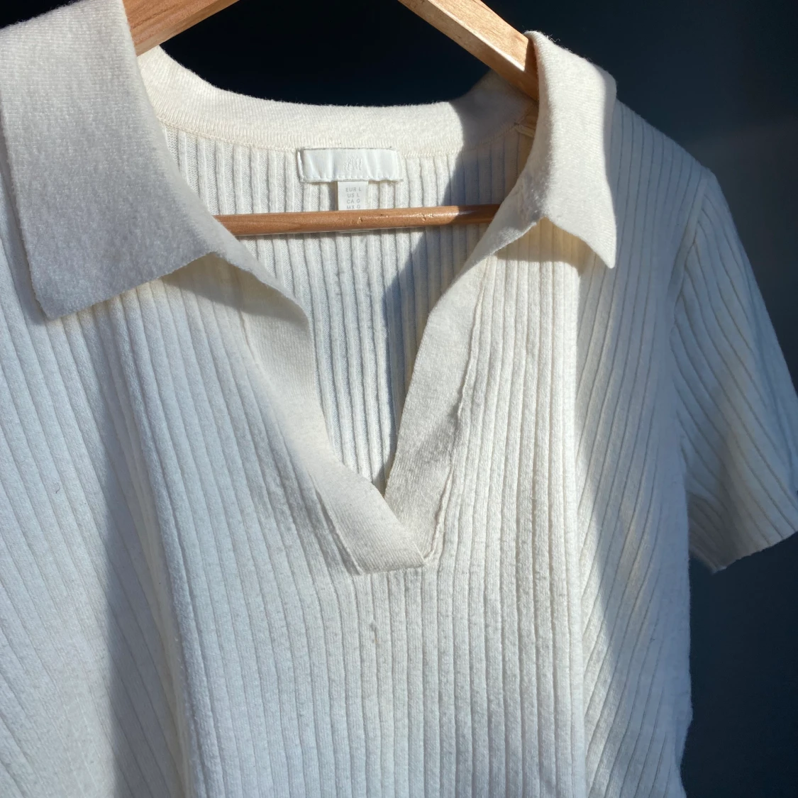 Vit pyjamaströja från HM