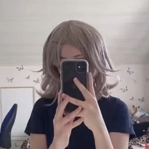 Anime Cosplay Peruk - Cosplay Peruk Chiaki Nanami Anime. Stylad och klar + hairklipen.