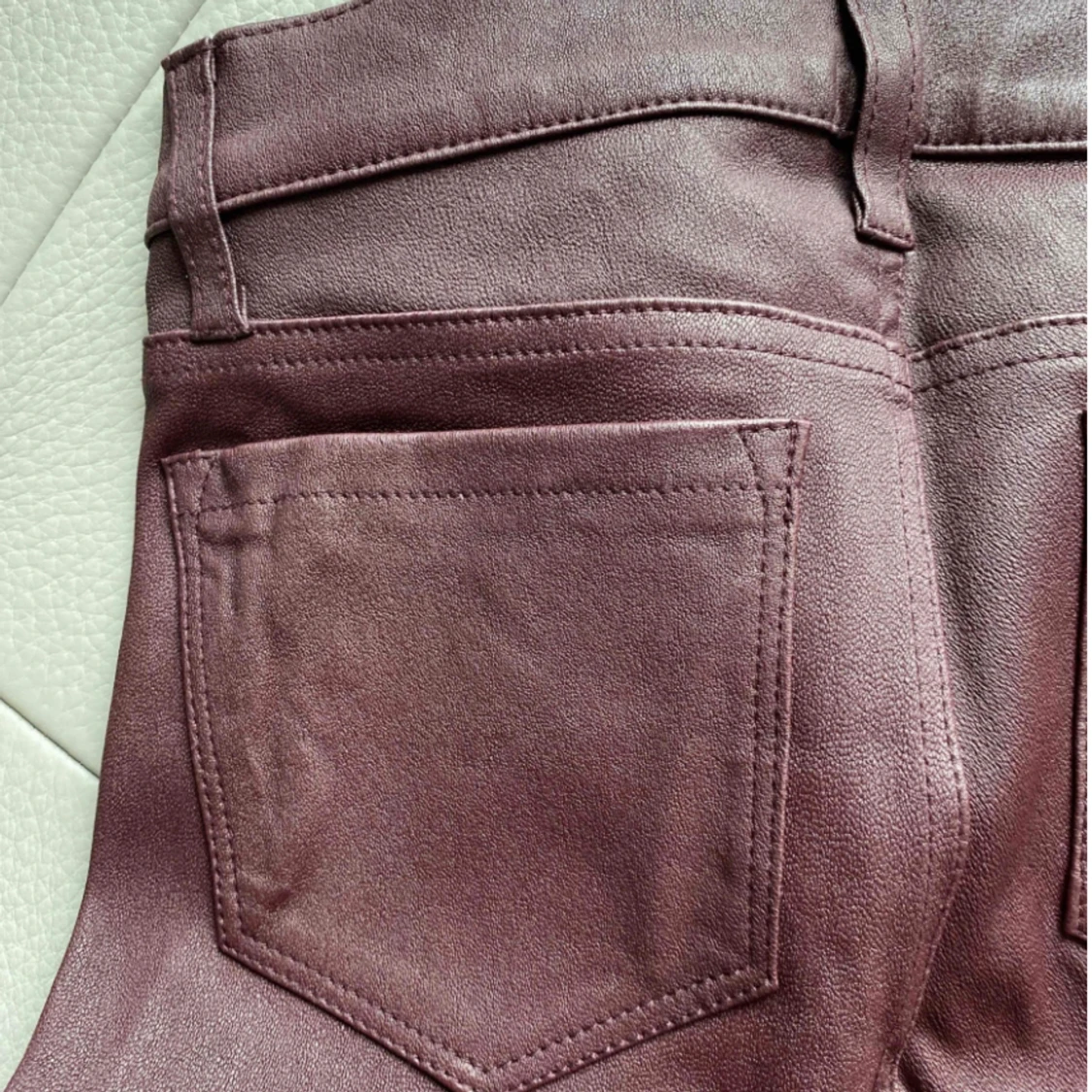 J Brand Skinnbyxor -  L8001 mid-rise leather leggings, NYA - 91