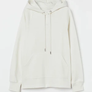 Vit hoddie  - Säljer denna vita hoddien ifrån hm💕