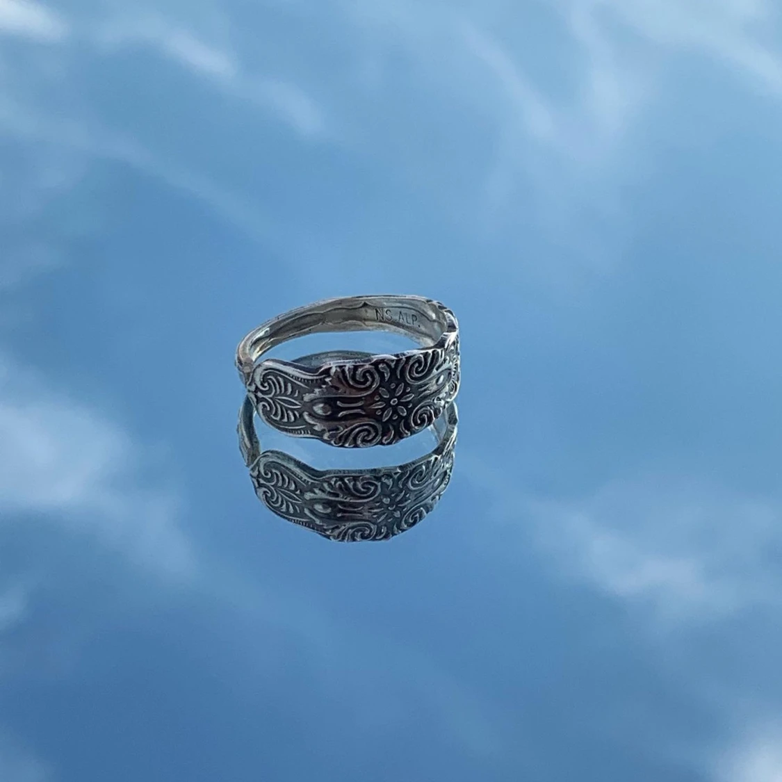 Ringar i rostfritt stål och nysilver 