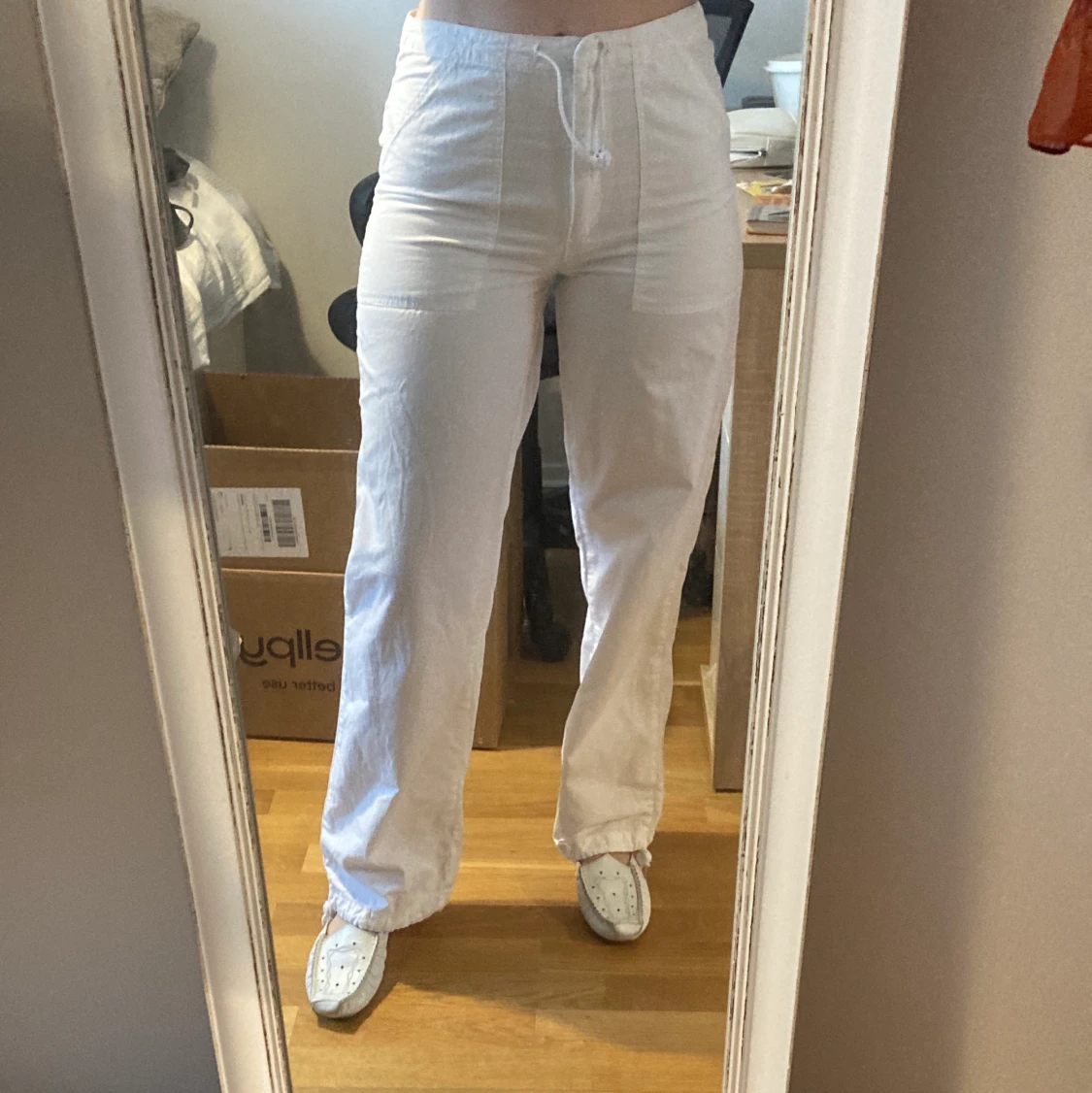 Snygga bommulsbyxor - 90