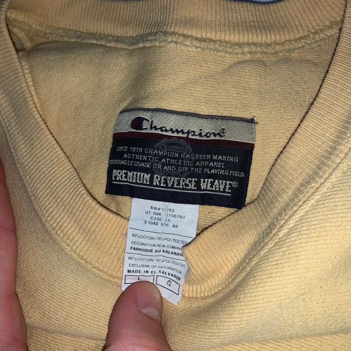 Vintage champion sweatshirt - 90