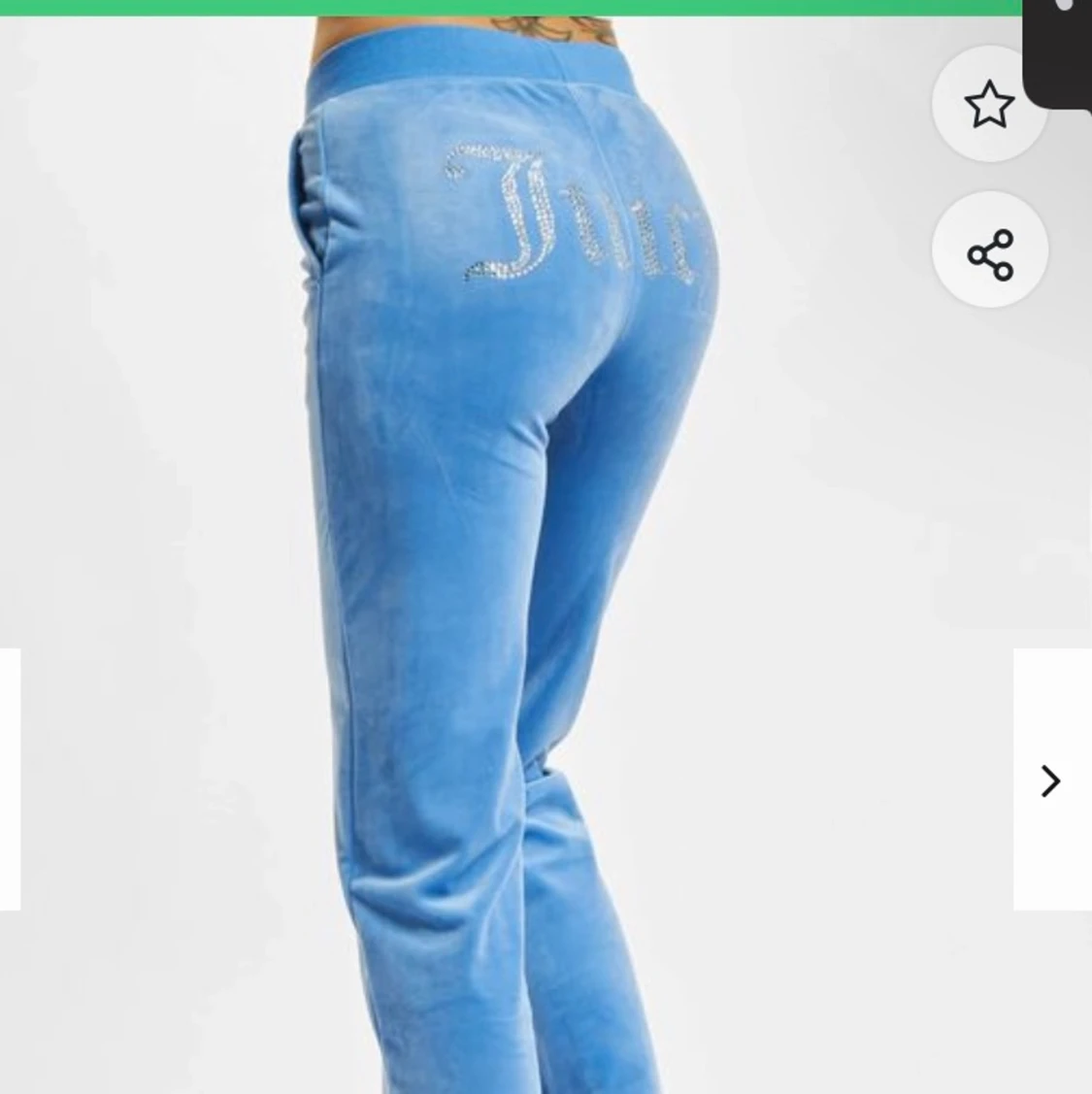 Ljus blåa juicy couture byxor