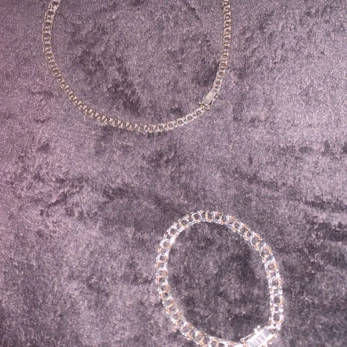 Silver halsband och armband