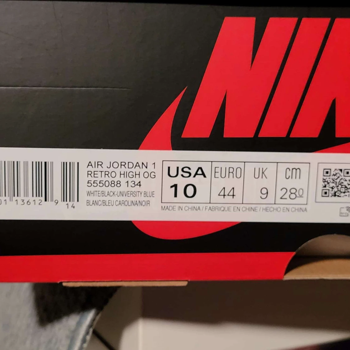 Nike Air Jordan 1 University Blue  - 91