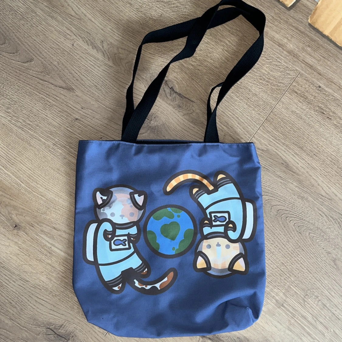 tote bag med två katter på