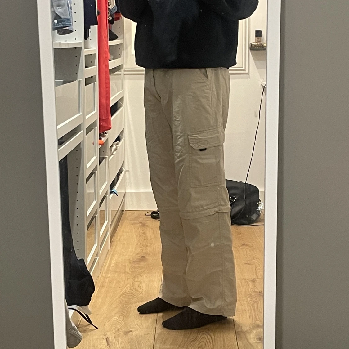 Cargobyxor beige  - 90