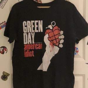 Green Day T-Shirt i svart  Storlek Large 