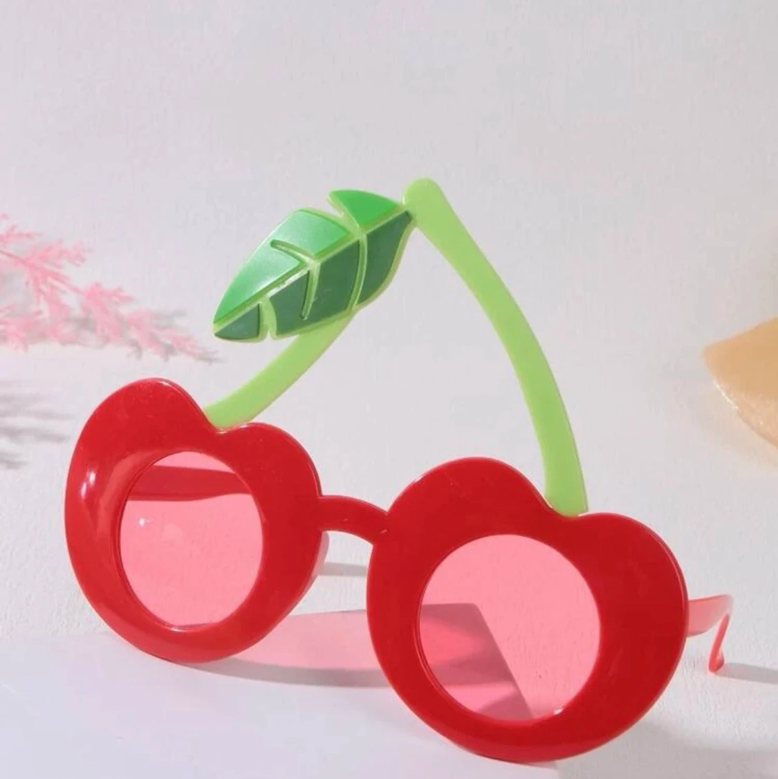 Cherry glasses oanvända