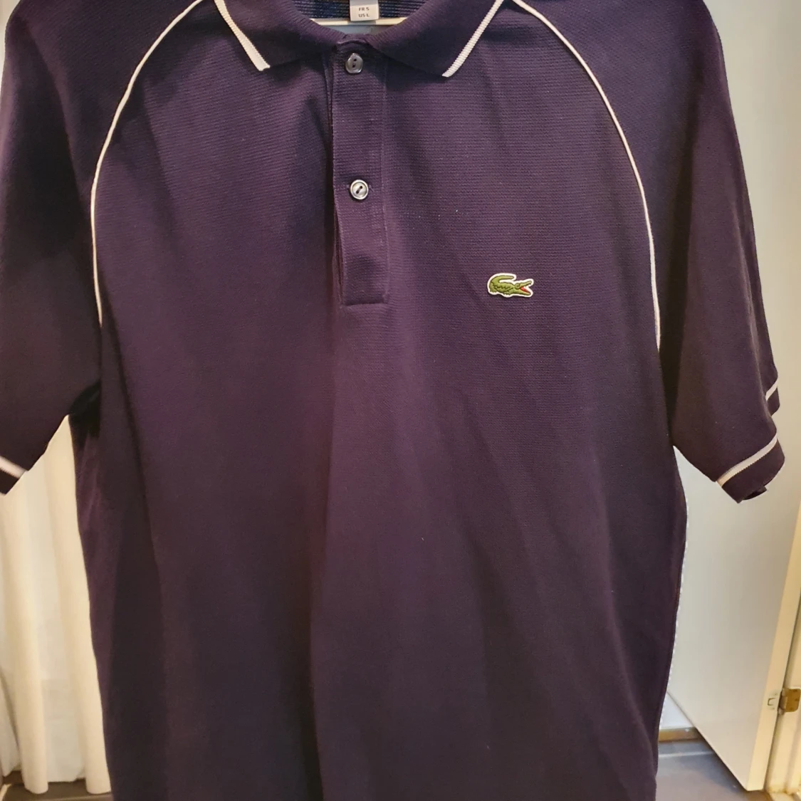 Marinblå Lacostepiké - 90