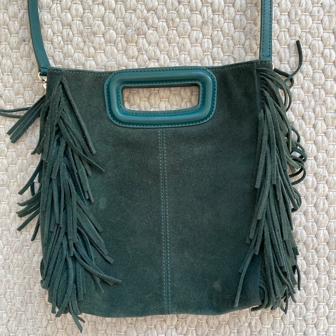 Mörkgrön maje väska M - 91
