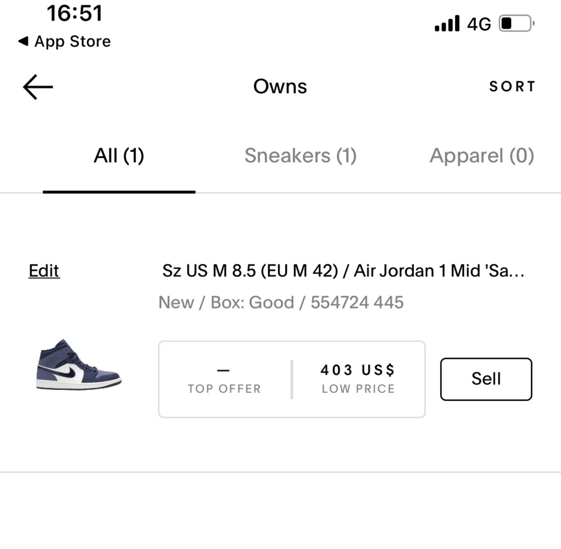 Jordan 1 sanded purple - 91