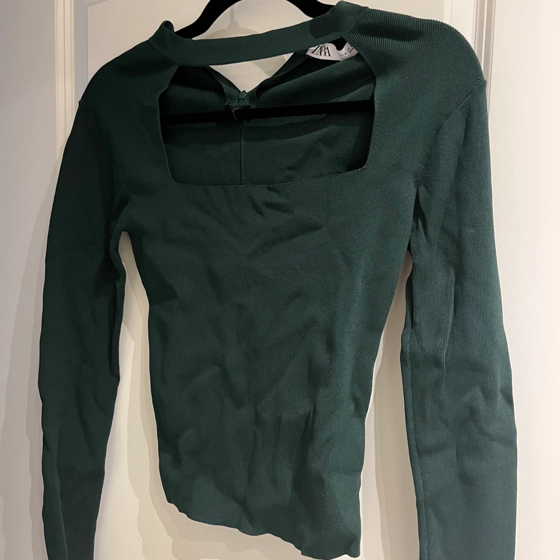 Grön långärmad topp från Zara - 90