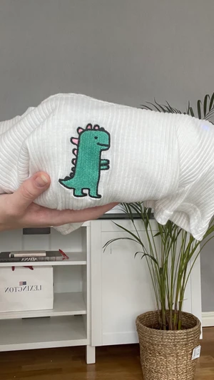 Vit croppad t-shirt - Aldrig använt 