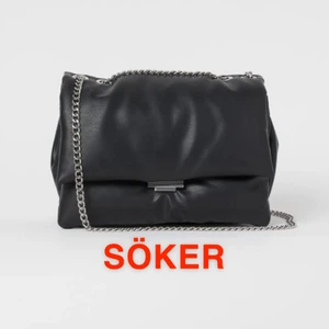 Väska - Söker denna väska från hm, den är slutsåld på hemsidan. Om du har en sånhär hör av dig till på på denna annons, pris spelar ingen roll men helst inte så mycket  över 200kr.