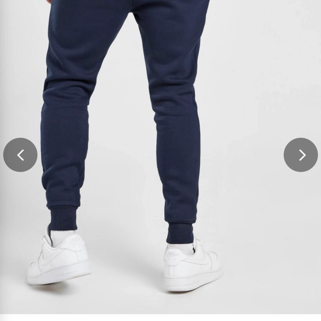 Hoodrich byxor mörkblå - 90