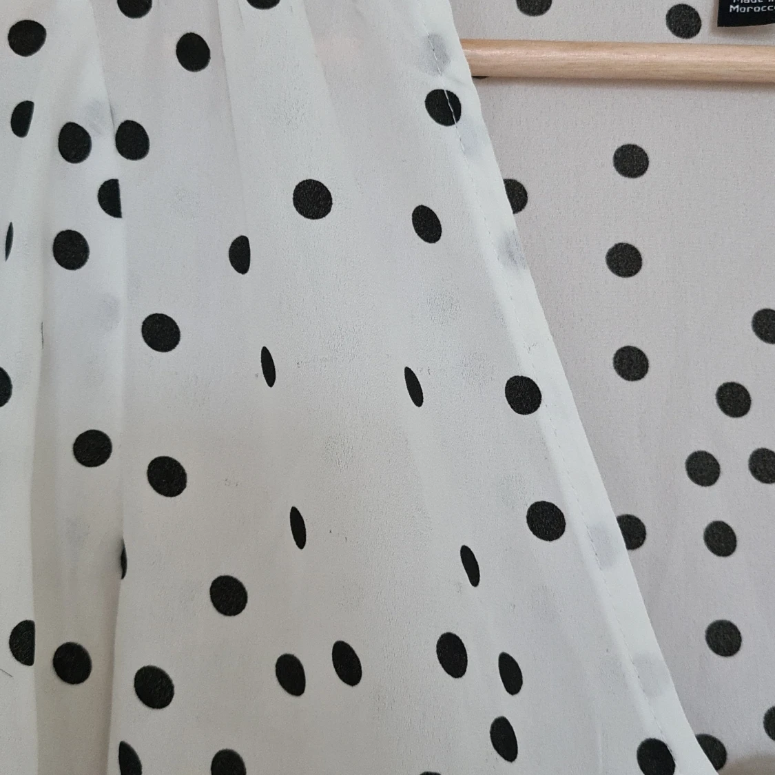 Polka dots long sleeve top - 91