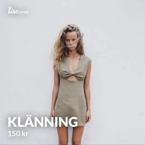 Klänning från Zara - Klänning från Zara i storlek M men liten i storleken så skulle säga att den passar en S bättre.   Köparen står för frakt.