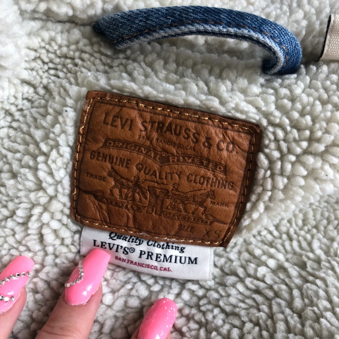 Levi's faux fur demin jacket - 91