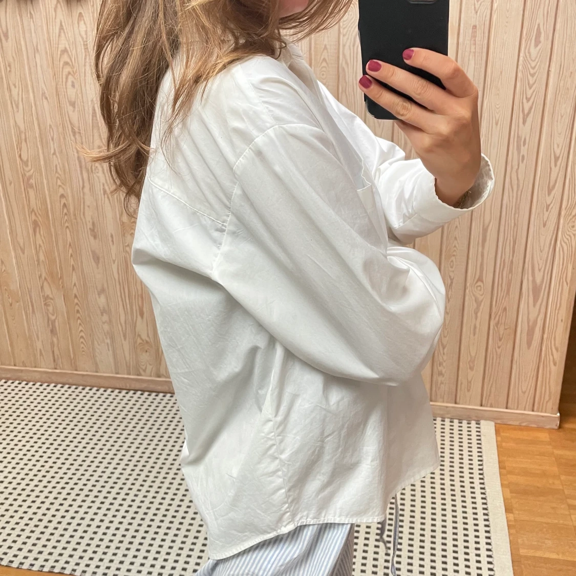 Oversized vit skjorta från Zara - 91